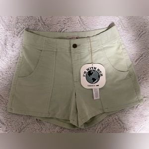 Women’s Toad & Co Size 8 Mint Green Corduroy Shorts
